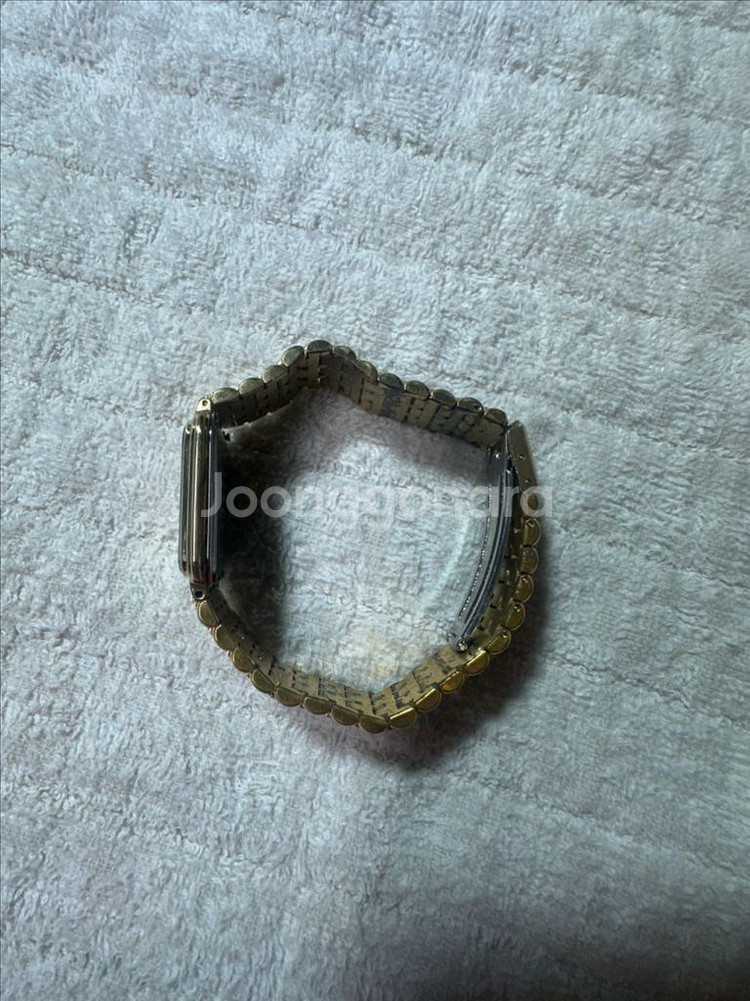 TECHNOS 스위스 빈티지 골드 쿼츠 여성용 시계판매--3