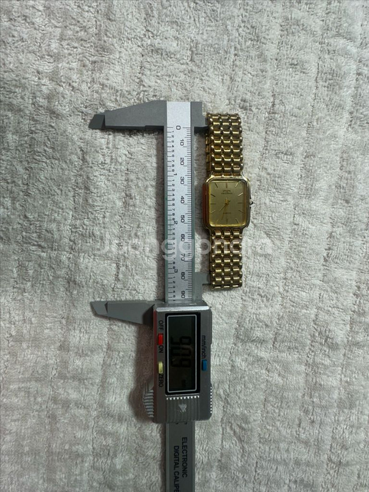 TECHNOS 스위스 빈티지 골드 쿼츠 여성용 시계판매--9