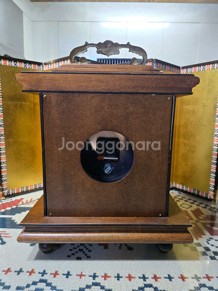 일제 J Harmony 원목탁상시계--4