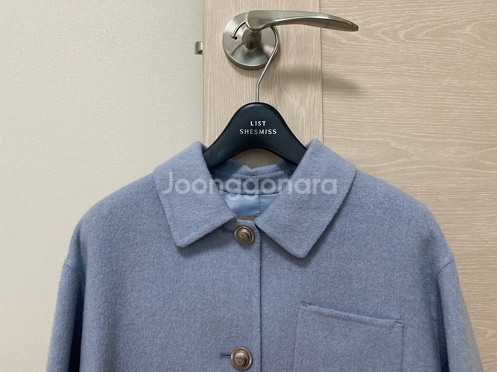 올앤선드리 울 캐시미어 핸드메이드코트 새상품--6