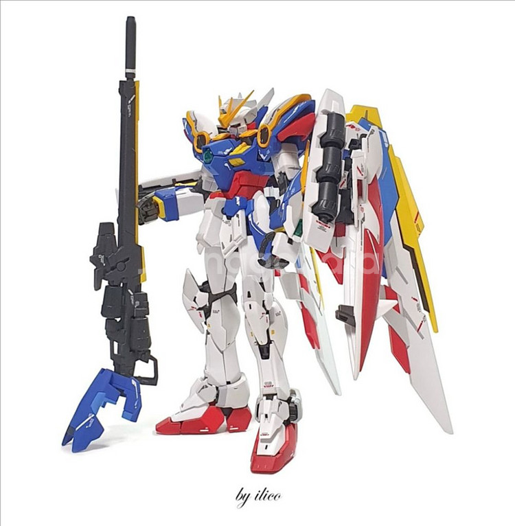 반다이 정품 RG 윙건담 EW 도색작 판매 합니다--0