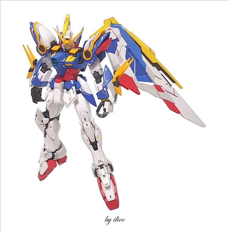 반다이 정품 RG 윙건담 EW 도색작 판매 합니다--1