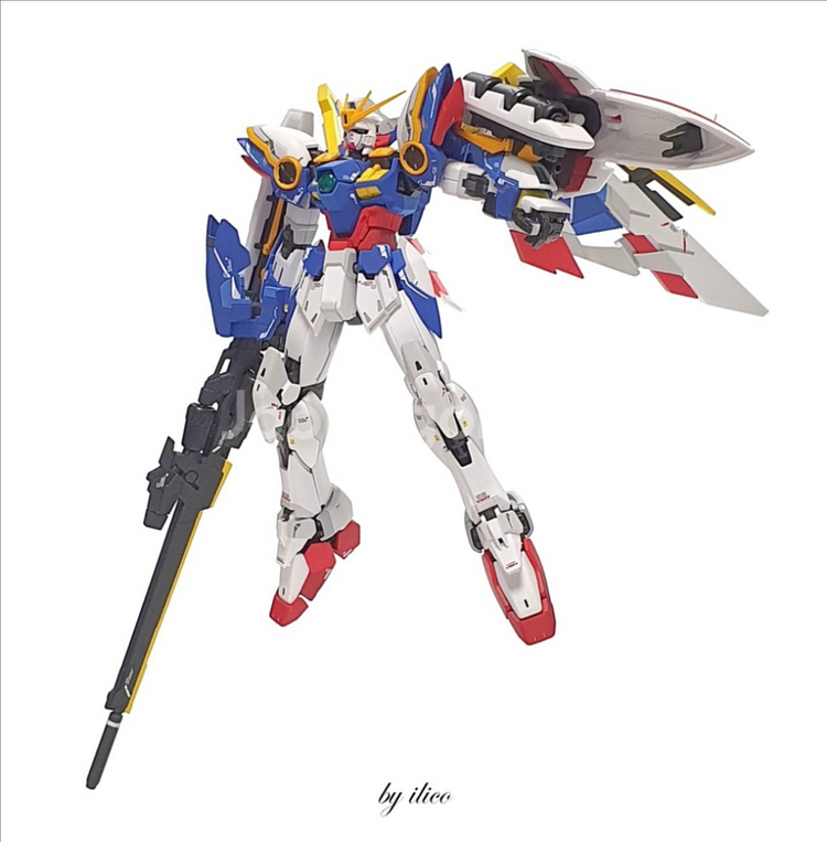 반다이 정품 RG 윙건담 EW 도색작 판매 합니다--4