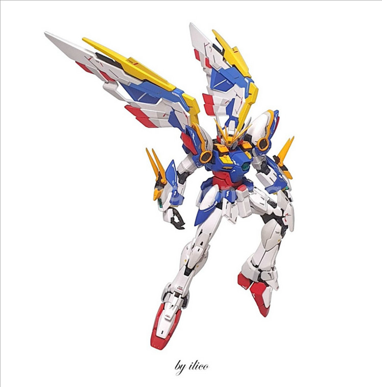 반다이 정품 RG 윙건담 EW 도색작 판매 합니다--2