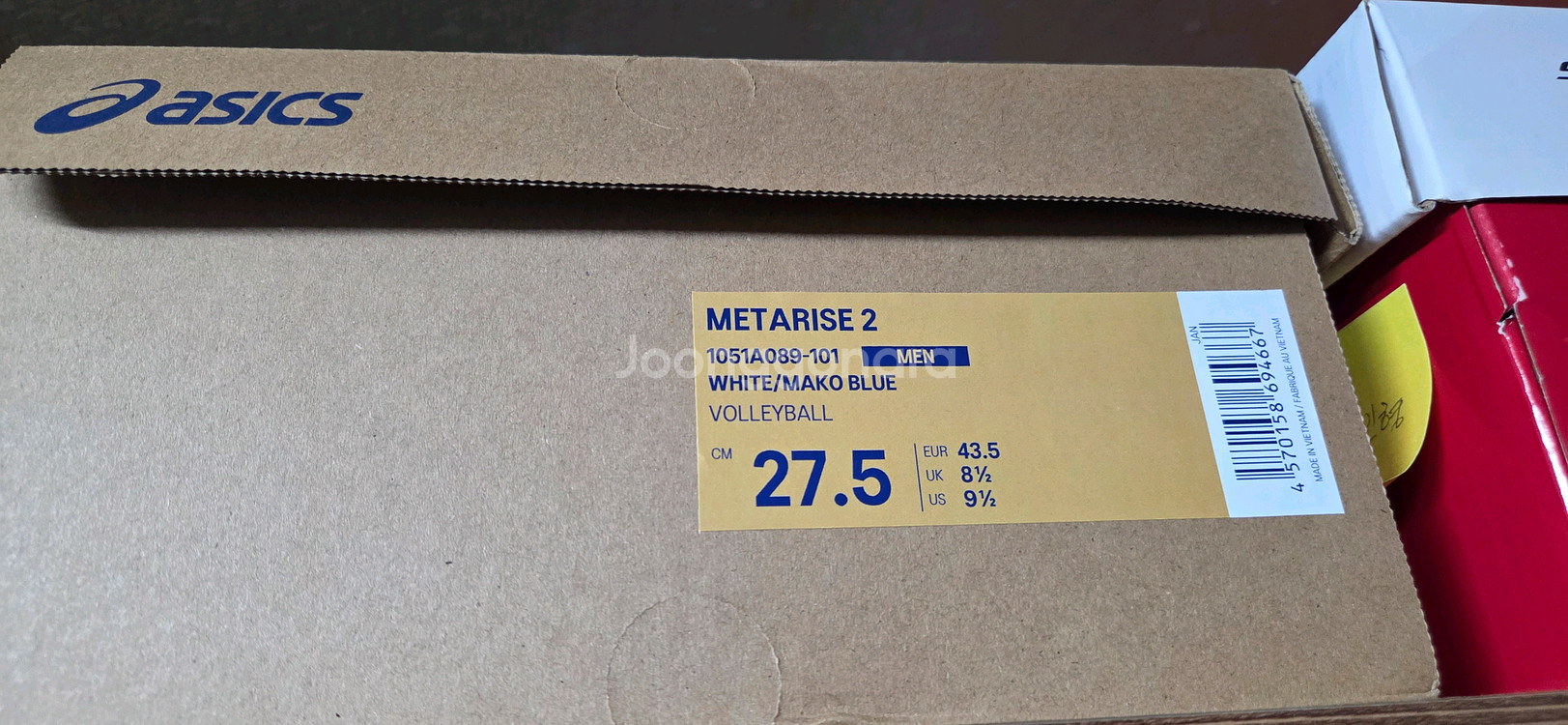 아식스 메타라이즈2 배구화 275mm--0