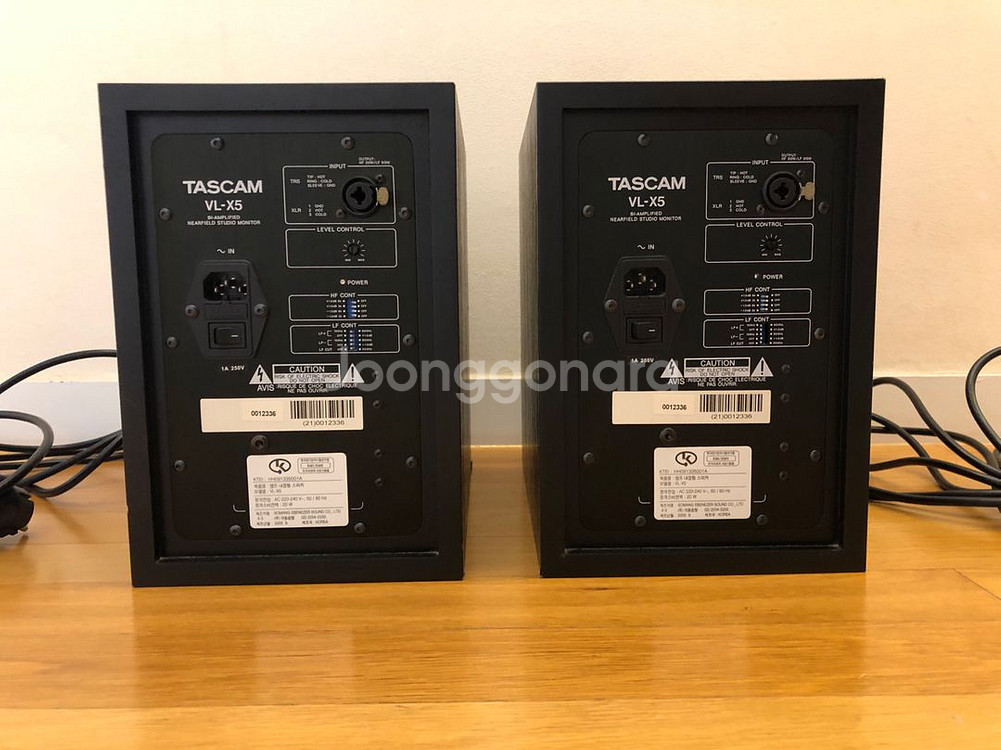 TASCAM VL-X5 스튜디오 모니터 스피커--8