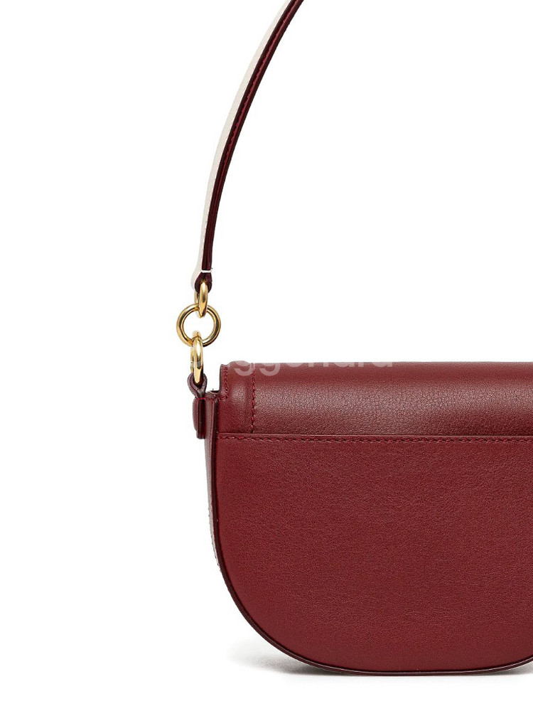 BALLY 코드 플랩 가죽 크로스 바디 백--3