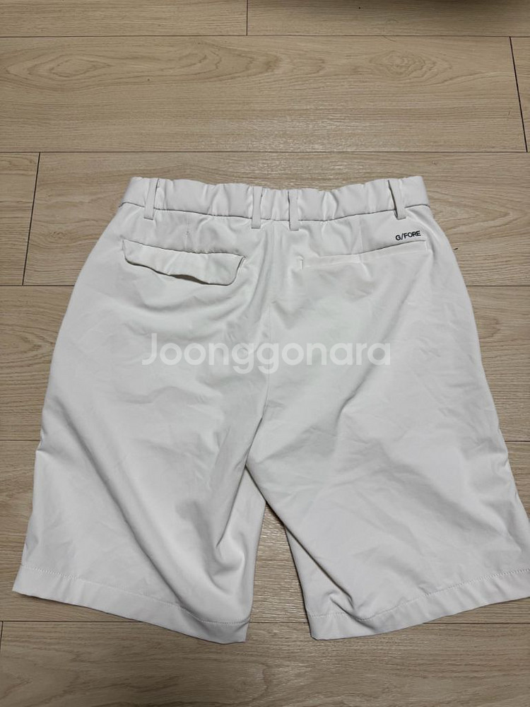 지포어 24S/S 남성 골프 반바지 화이트 78(30)--1