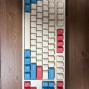 레오폴드 FC750R 코랄 블루 영문 흑축 (풀윤활)