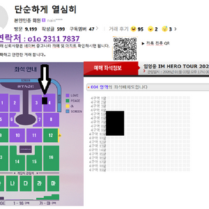 [대전] 임영웅 콘서트 LOVE석 2연석 명당석양도