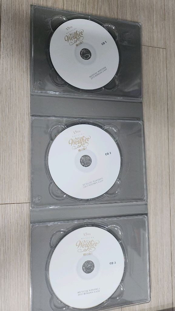 [개봉] 뮤지컬 베르테르 15주년 ost--1