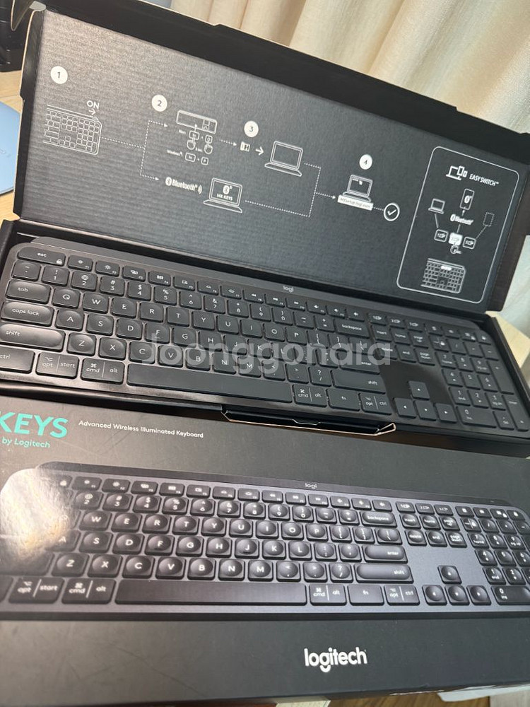 (S급)로지텍 mx keys 키보드 풀박 판매--0