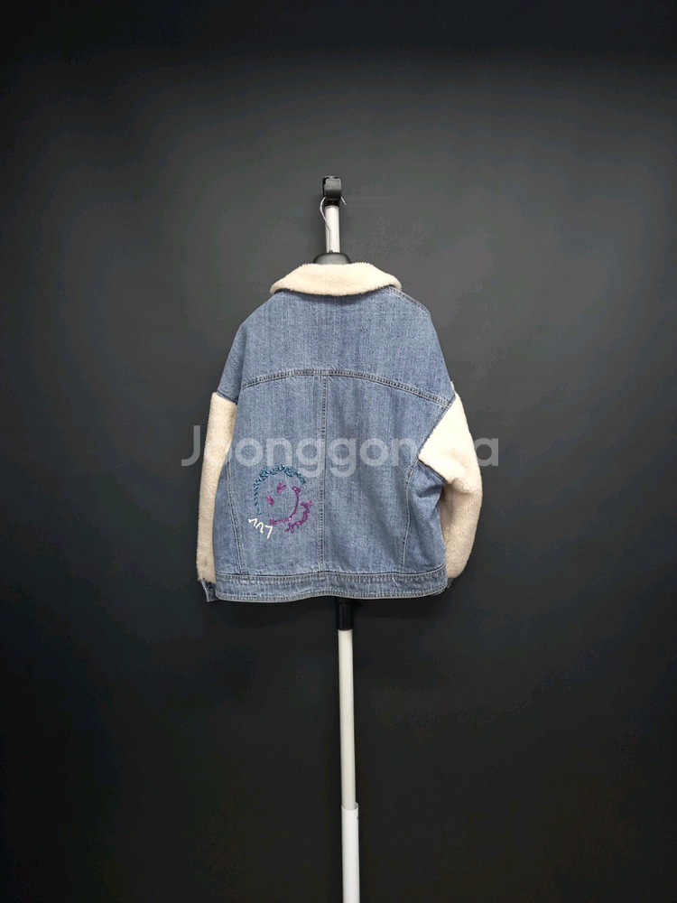 오즈세컨 추동 후리스배색 데님자켓 44-66--1