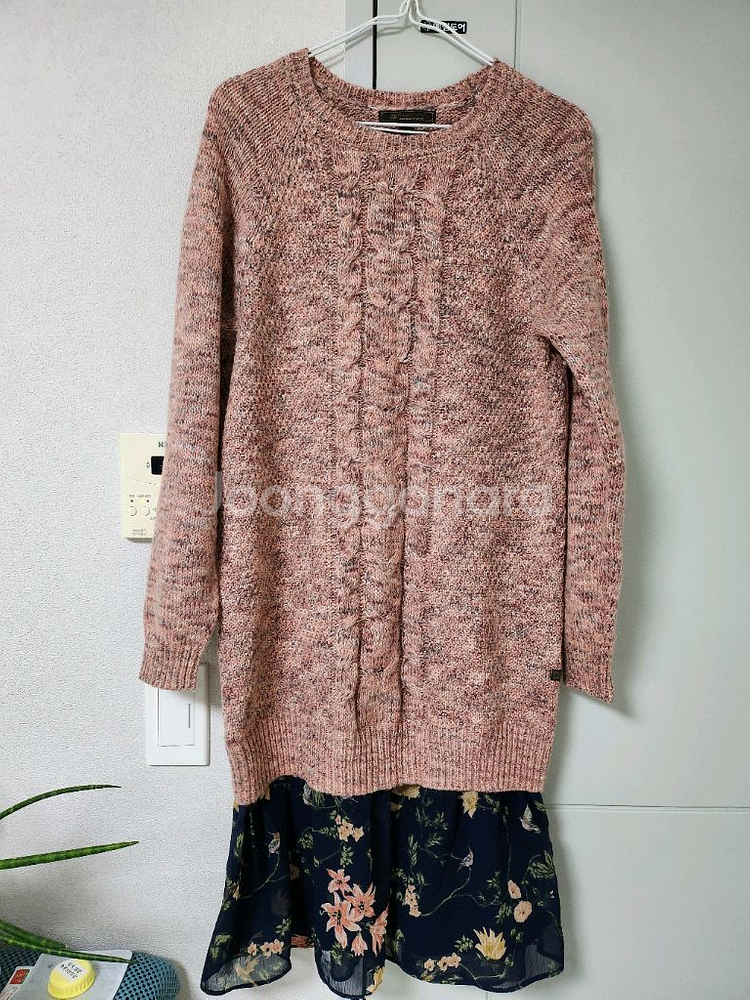 써스데이아일랜드 니트 원피스--0