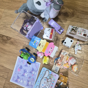 산리오 캐릭터 가챠 스티커 일괄