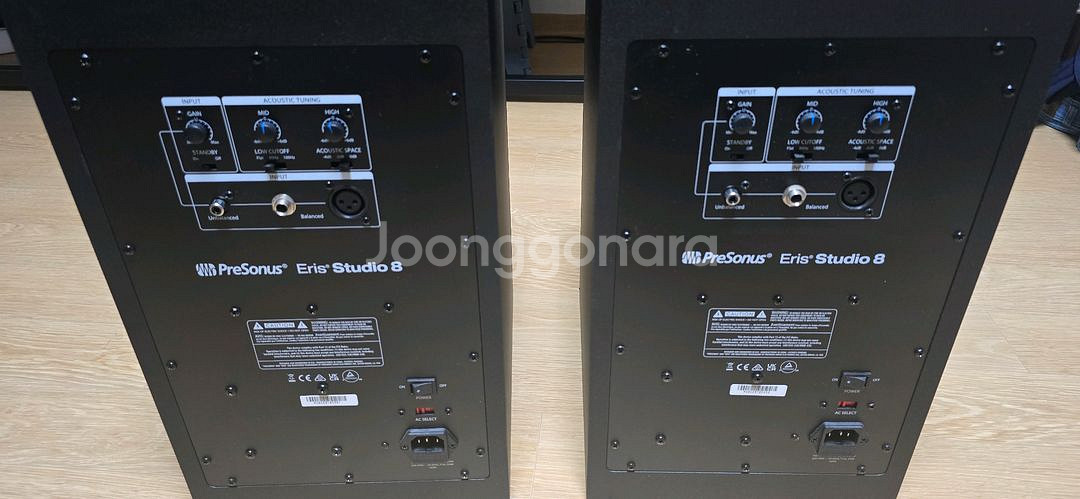 presonus eris studio8스피커 1조2통--6
