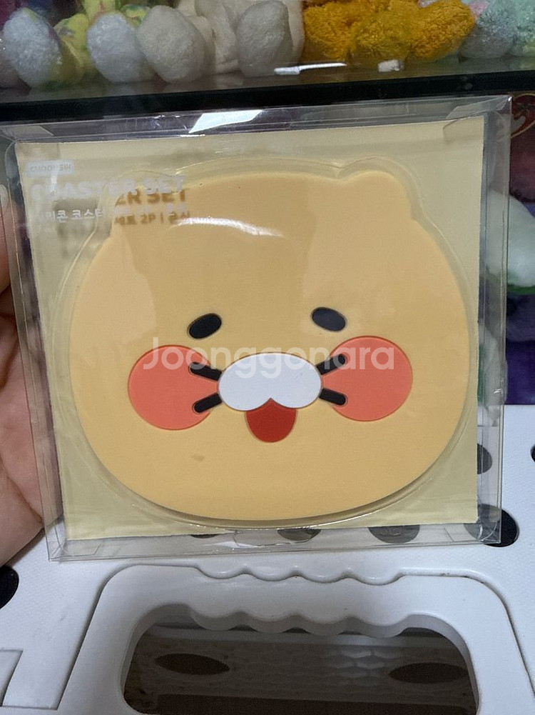 카카오프렌즈 춘식이 실리콘 코스터 2P 새상품 판메합니--0