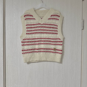 앳코너 a.t.corner 모헤어 스트라이프 니트베스트