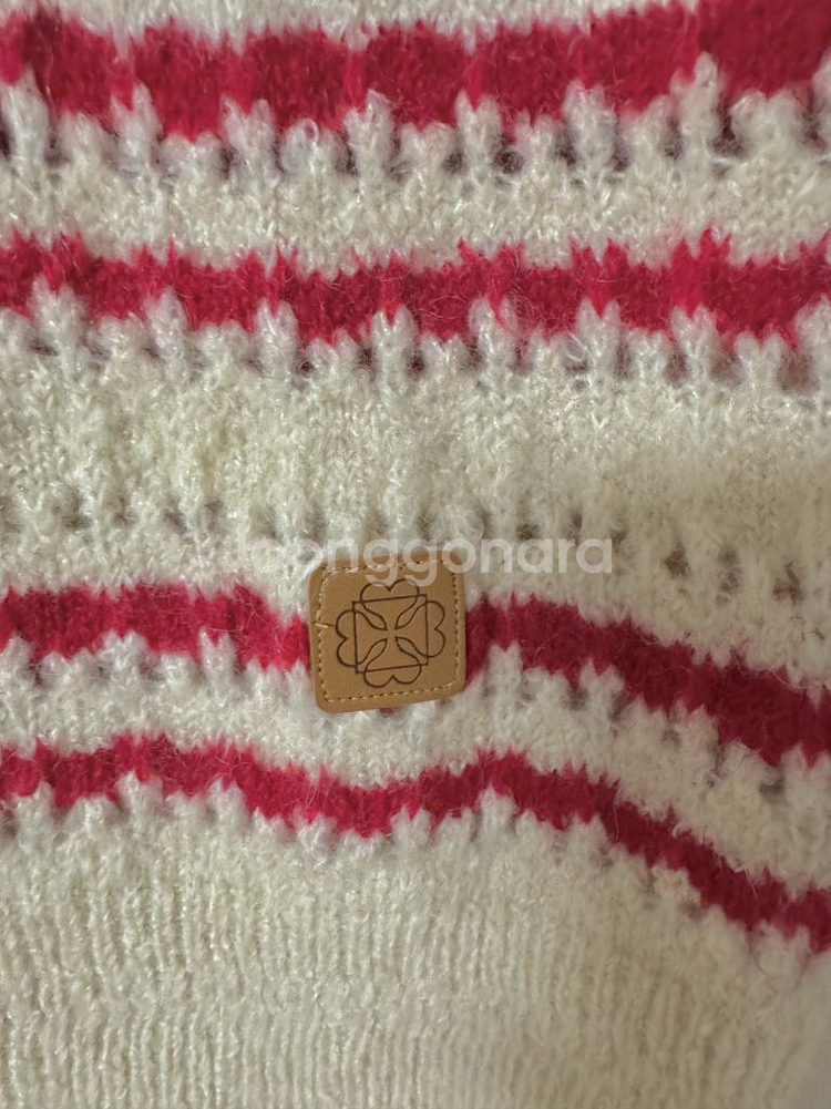 앳코너 a.t.corner 모헤어 스트라이프 니트베스트--4