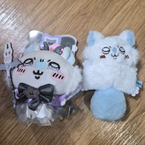 치이카와 먼작귀 모몽가 인형 키링 2종