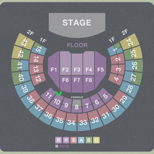11/16(일) 김동률 콘서트 R석 1층 10구역 2열