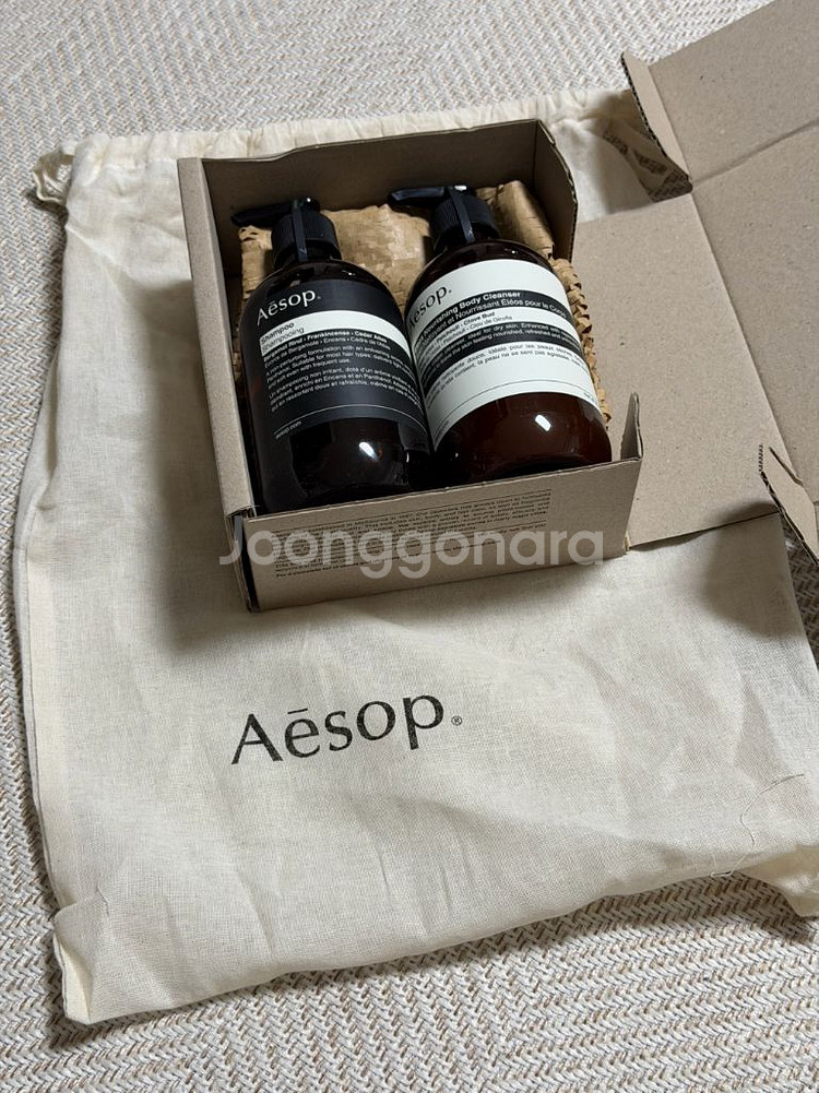 Aesop 이솝 샴푸 & 바디 클렌저 세트(선물 가능)--0