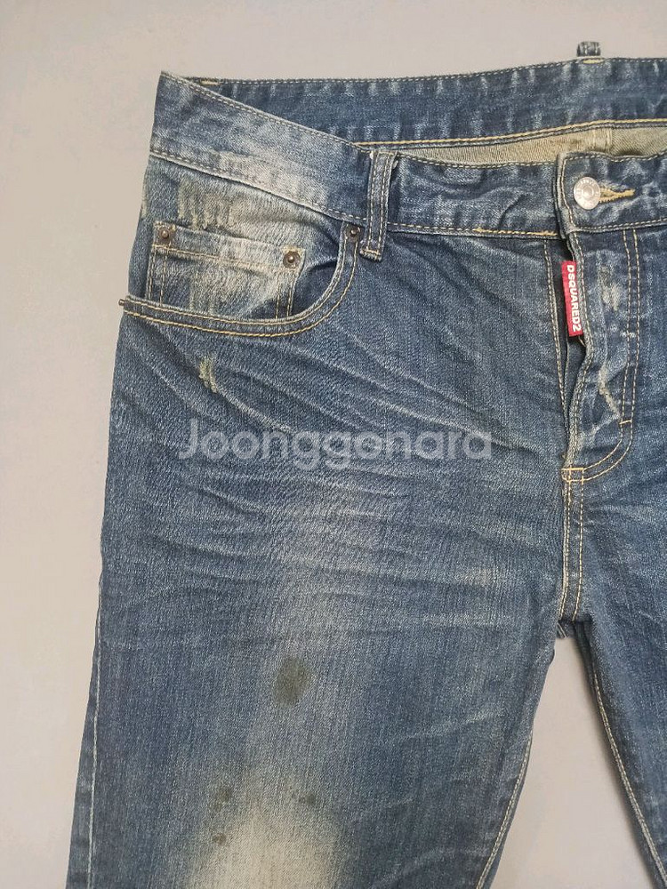 [50] 디스퀘어드2 야구진2 슬림진 청바지 34 35--2