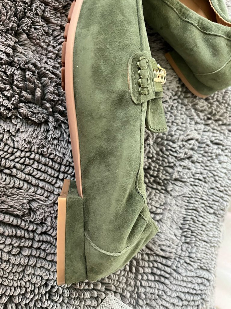 새상품)천연가죽 여성로퍼 단화신발 235 .240 이미지