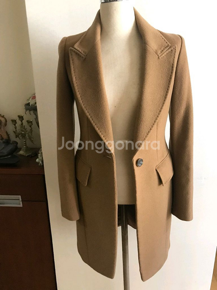 지고트 카멜 모직 코트 85--0