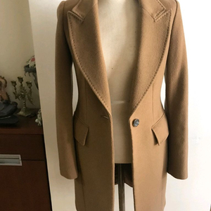 지고트 카멜 모직 코트 85