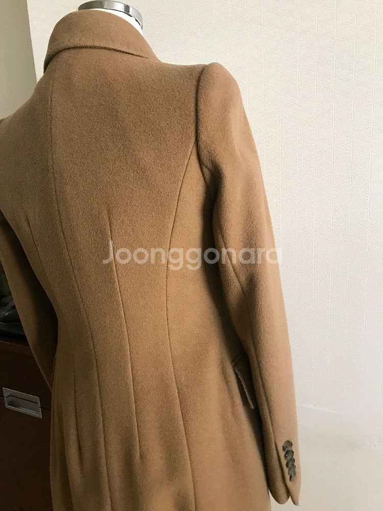 지고트 카멜 모직 코트 85--4
