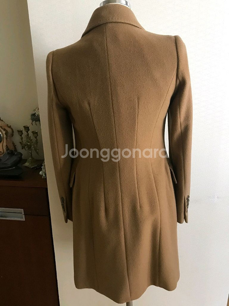 지고트 카멜 모직 코트 85--3