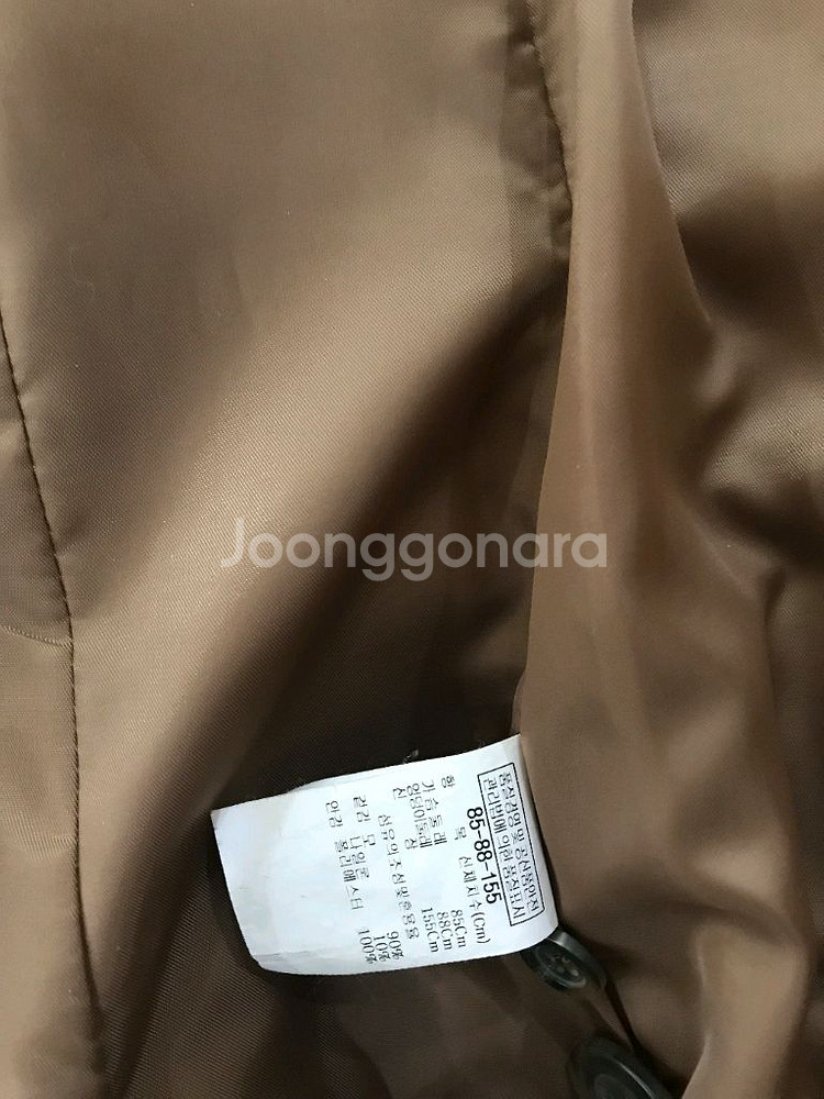 지고트 카멜 모직 코트 85--6