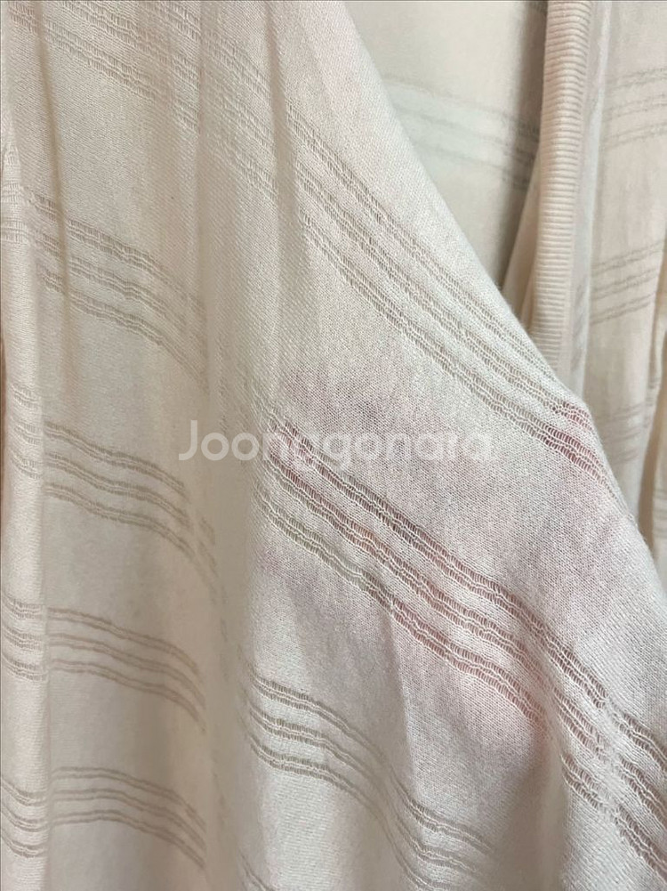 클럽모나코 캐시미어100% 숄 가디건 오픈 펀칭 니트--10