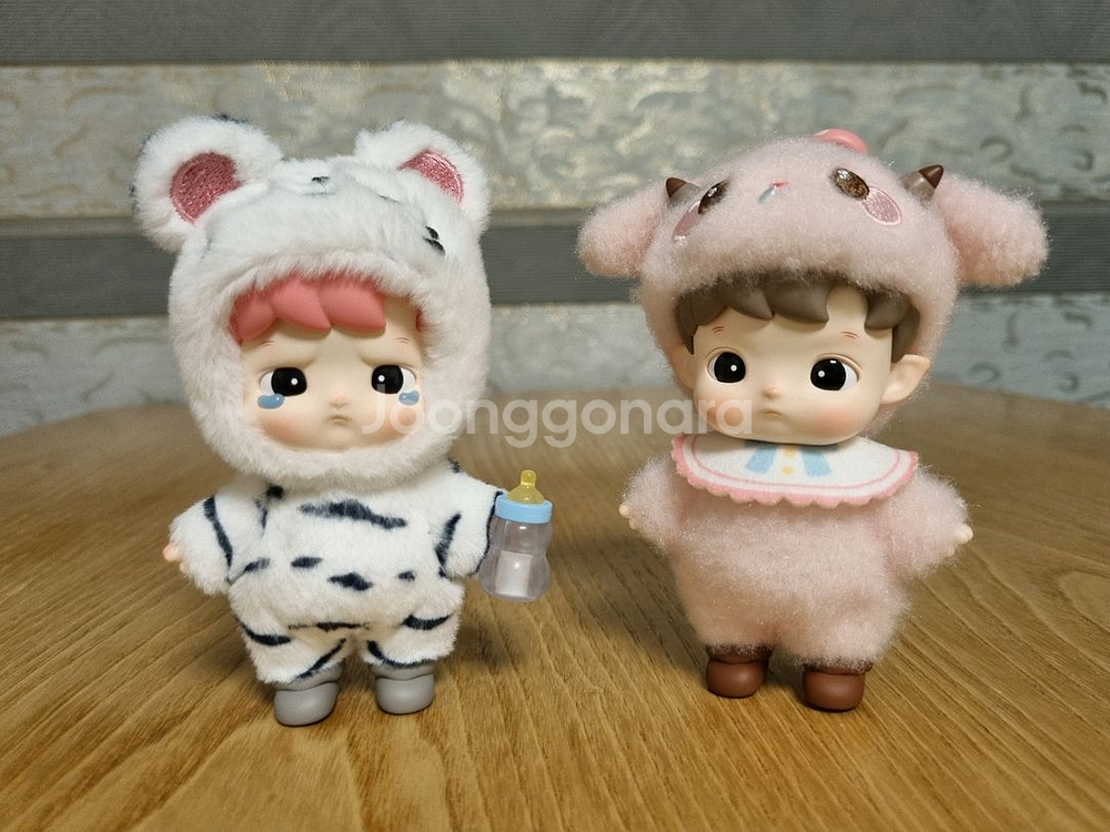 하치푸푸 동물들과 함께 다람쥐 백호 코알라 양 피규어--2