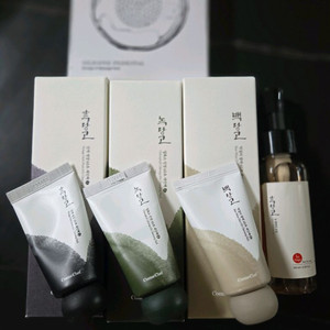 코스메쉐프 흑,녹,백 세안팩과 클렌징오일