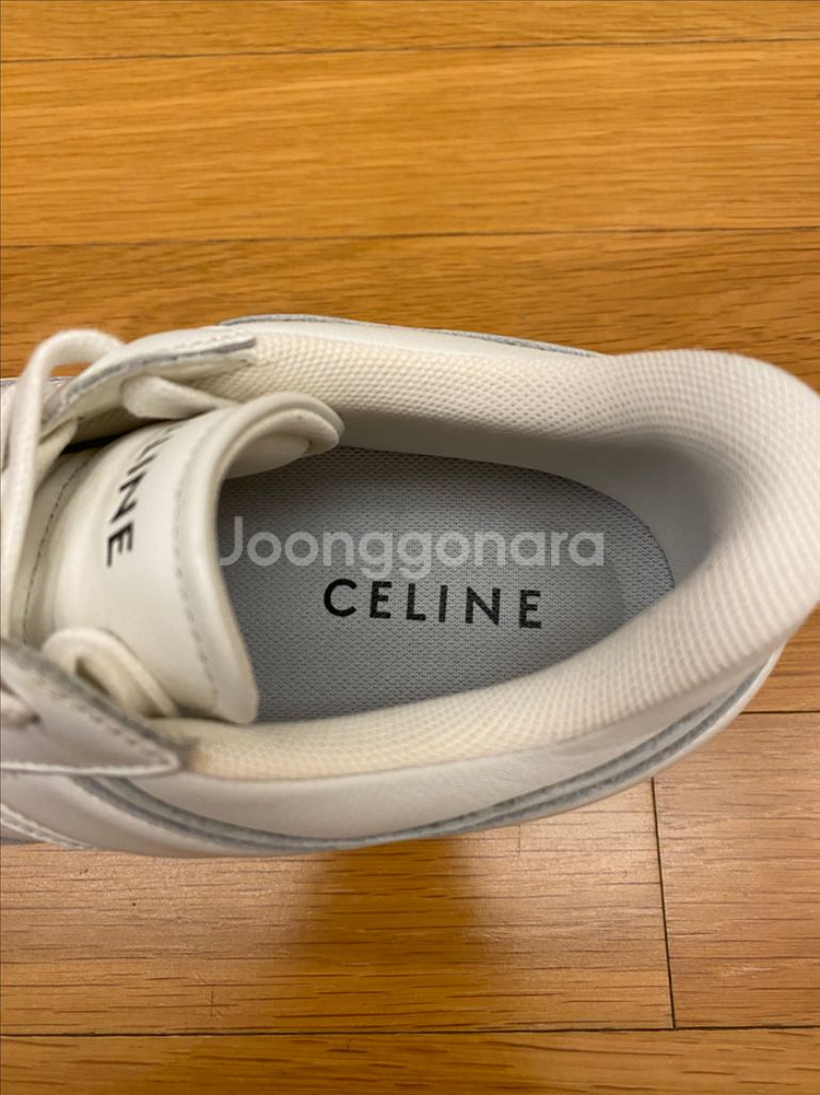 셀린느 Celine 웨지 아웃솔 블록 스니커즈 37 사--4