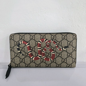 구찌 장지갑 스네이크 지퍼돌이