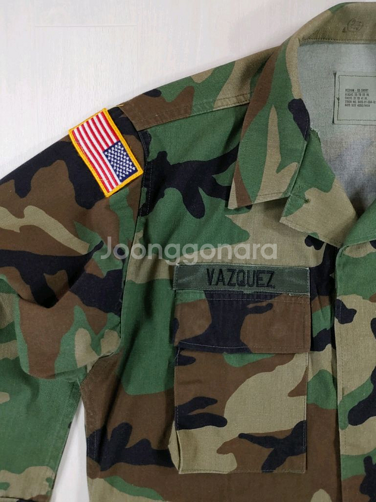 90년대 미육군 BDU 헤비웨이트 상의 M-XXS--2