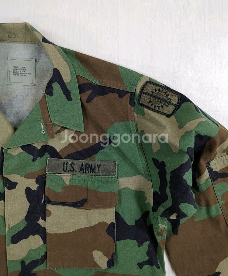 90년대 미육군 BDU 헤비웨이트 상의 M-XXS--3
