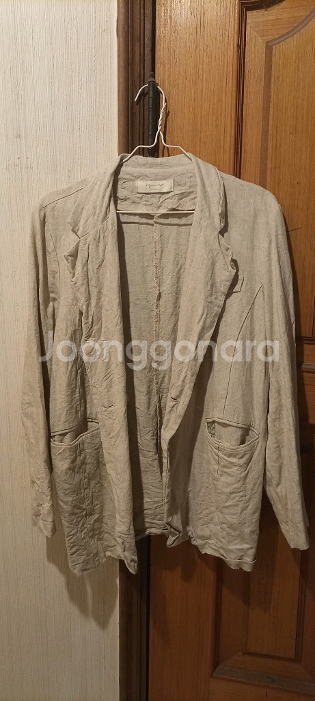 육육걸즈 린넨 자켓 베이지 FREE--0