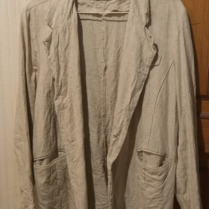 육육걸즈 린넨 자켓 베이지 FREE