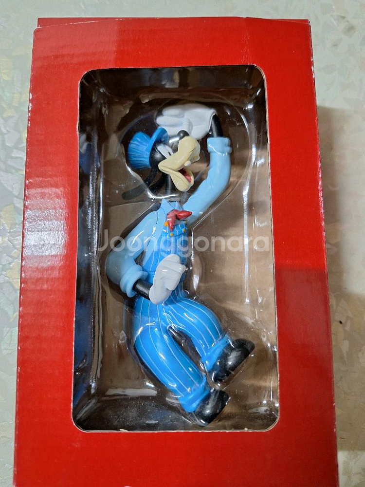 디즈니 구피 기관사 피규어 새상품--0
