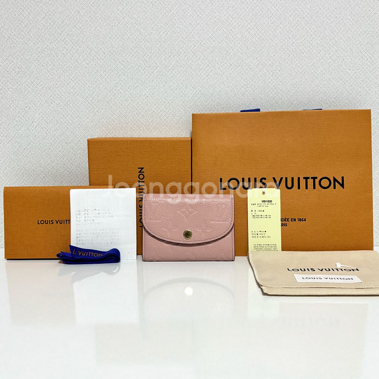 루이비통 앙프렝뜨 로잘리 코인 지갑--0