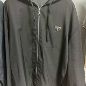 프라다 울 후드 블루종 자켓 SGC195 XL판매합니다