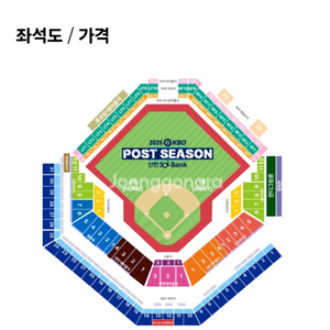 와일드카드 2차전 삼성 vs NC 1루,3루 테이블석