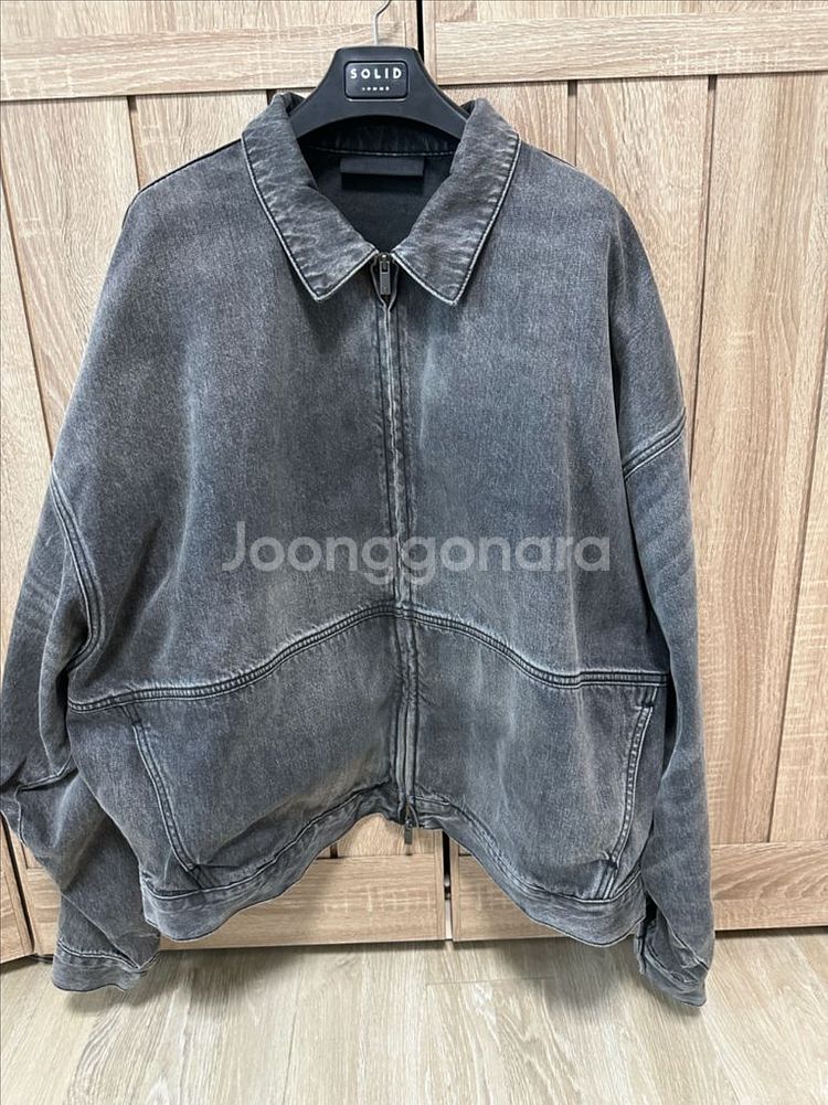 피어오브갓 에센셜 8th 그레이 데님자켓 XL 판매합니--0