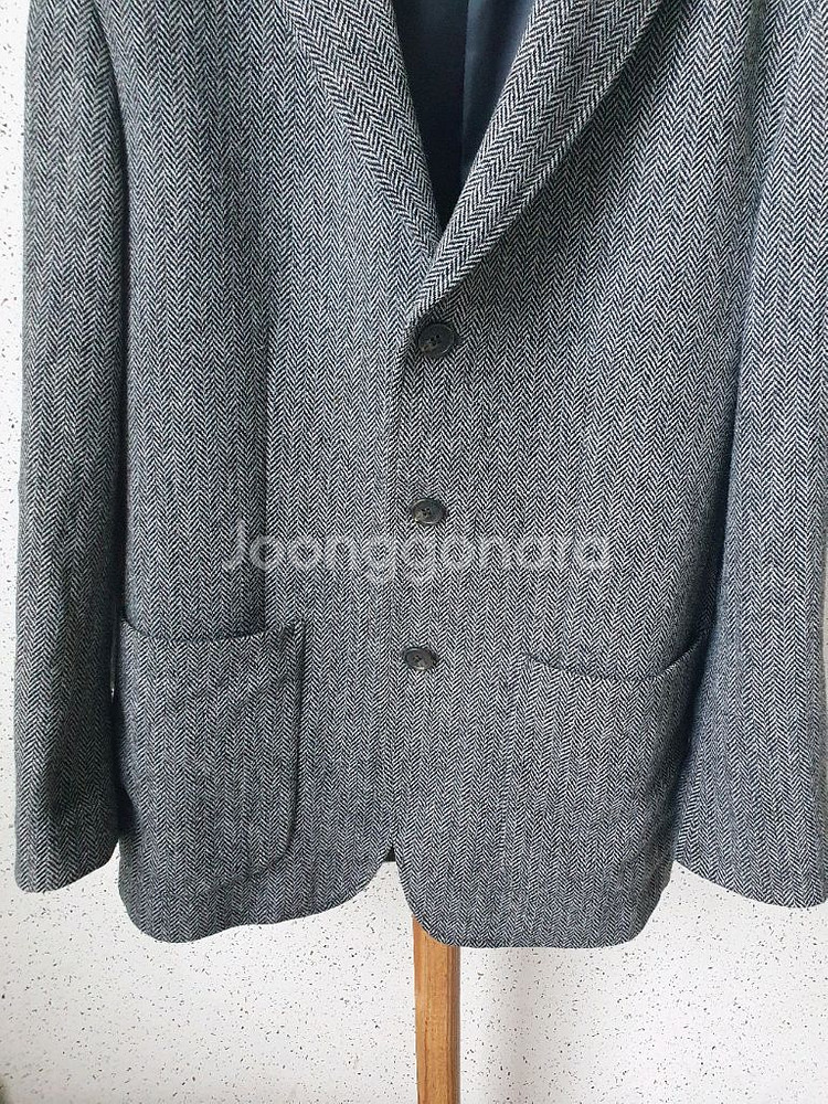 헨리코튼 헤링본 울 블레이저 95 남성자켓--2