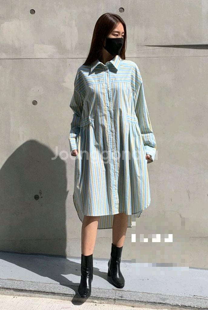 새상품.셔츠 원피스(택포)--0
