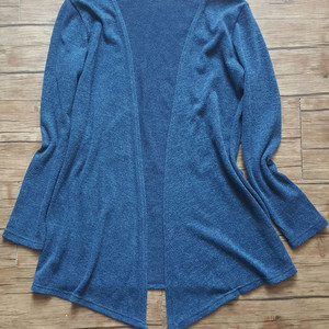 사이즈55 66정도 롱가디건 코발트블루 그린